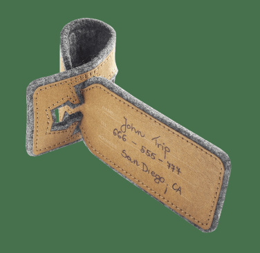 Logo trade promotional merchandise picture of: Luggage tag 969140