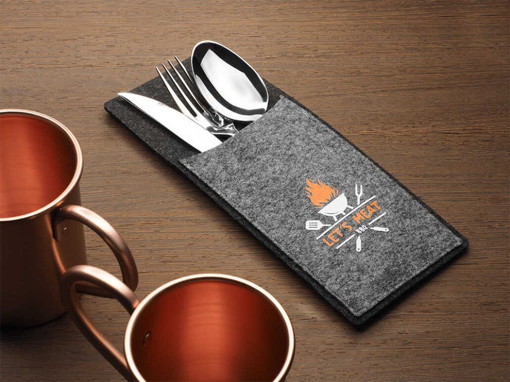 Logo trade promotional items image of: Cutlery case 1645246