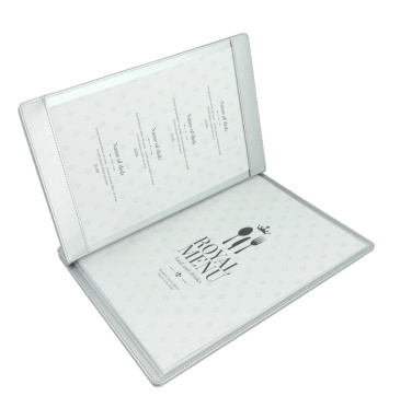 Logo trade corporate gifts image of: Menu cover 1087119