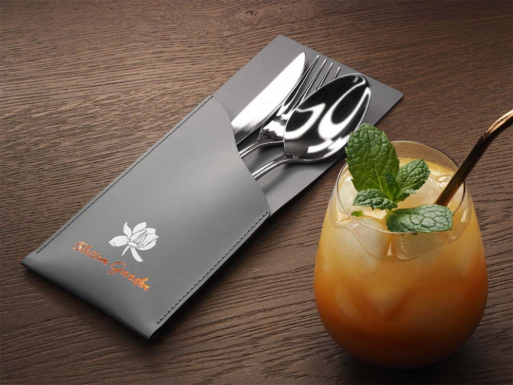 Logo trade business gifts image of: Cutlery case 1598094