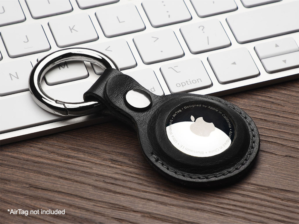 Logo trade promotional product photo of: Keyring with holder for AirTag 1914141