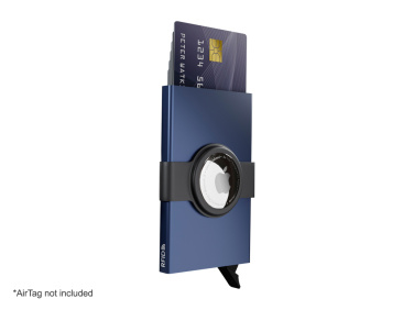 Logo trade promotional products image of: RFID credit card case with holder for AirTag 2163108