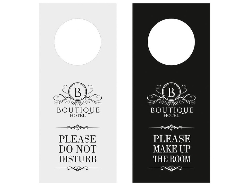 Logo trade promotional gifts image of: DND door sign 1007117