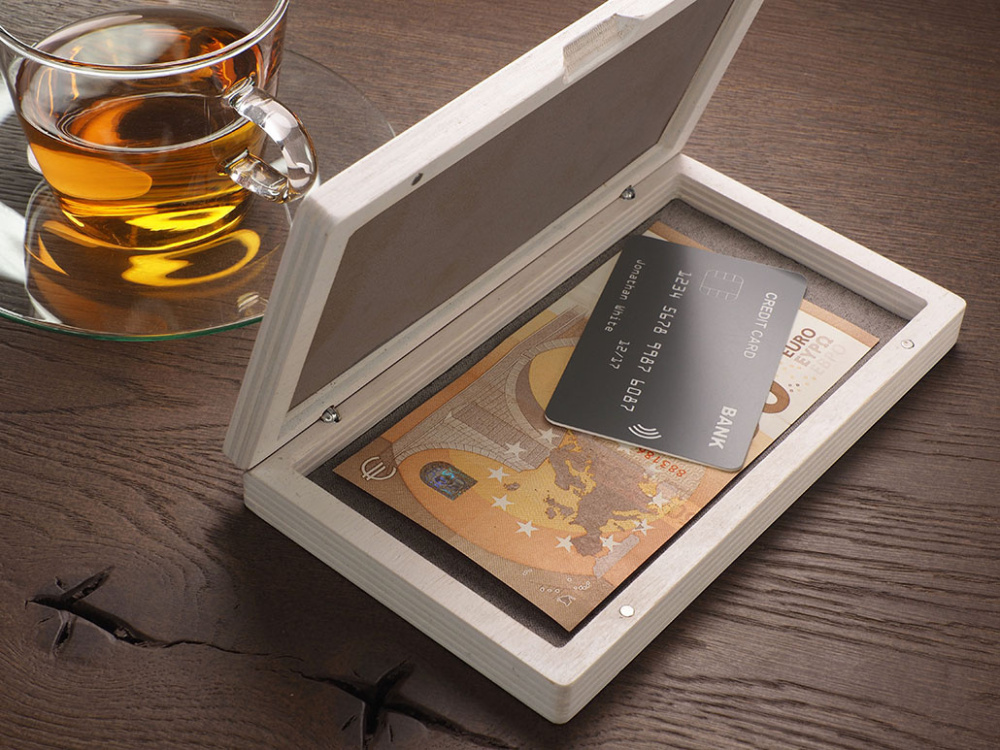 Logotrade promotional giveaways photo of: Wooden bill box 1816121