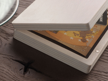 Logo trade promotional gifts picture of: Wooden bill box 1816121
