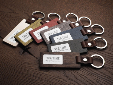 Logotrade promotional merchandise photo of: Wooden keyring 1853121