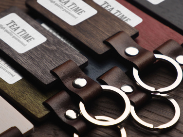 Logotrade business gift image of: Wooden keyring 1853121