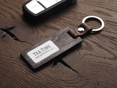 Logotrade promotional gift image of: Wooden keyring 1853121