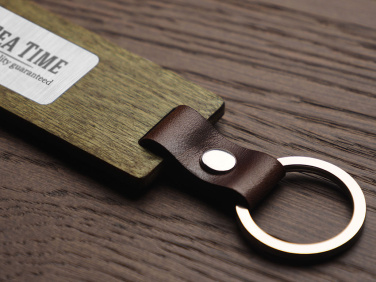 Logotrade corporate gift picture of: Wooden keyring 1853121