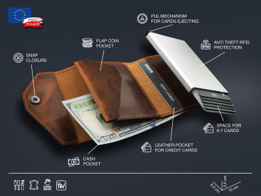 Logo trade promotional giveaways image of: RFID wallet 1931310