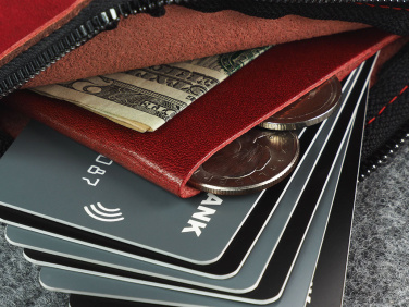 Logo trade promotional items image of: Minimal wallet 1932141