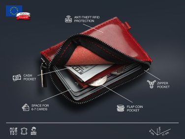 Logo trade business gift photo of: Wallet 1935141