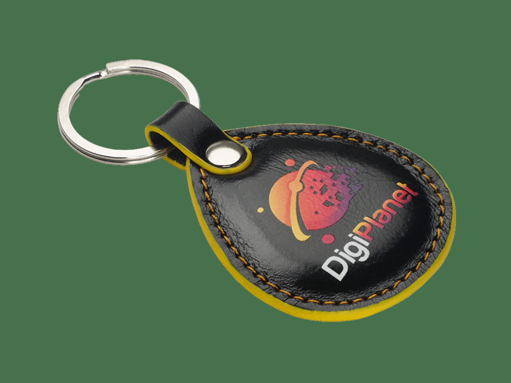 Logo trade business gift photo of: Keyring 178011