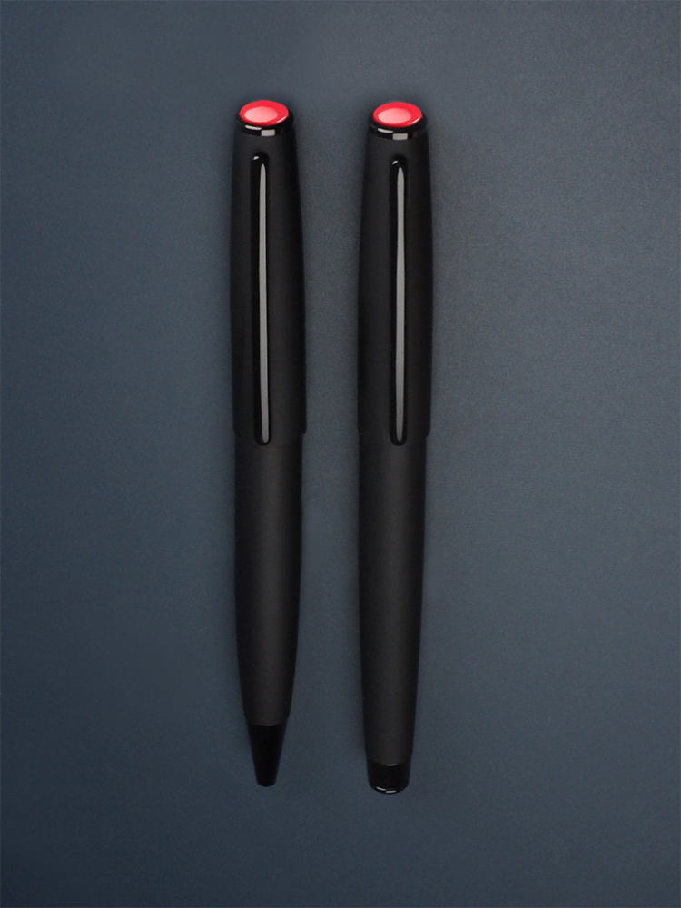 Logo trade promotional giveaways picture of: Coral stone Pen set 1285036