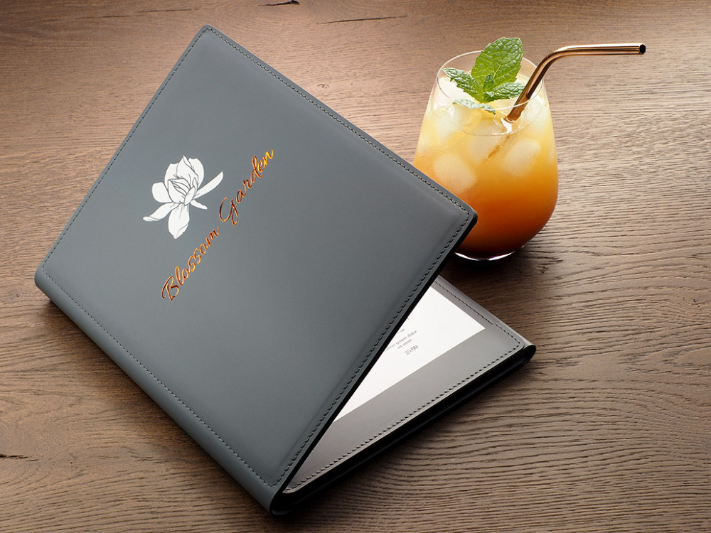 Logo trade promotional merchandise image of: Menu 1112094