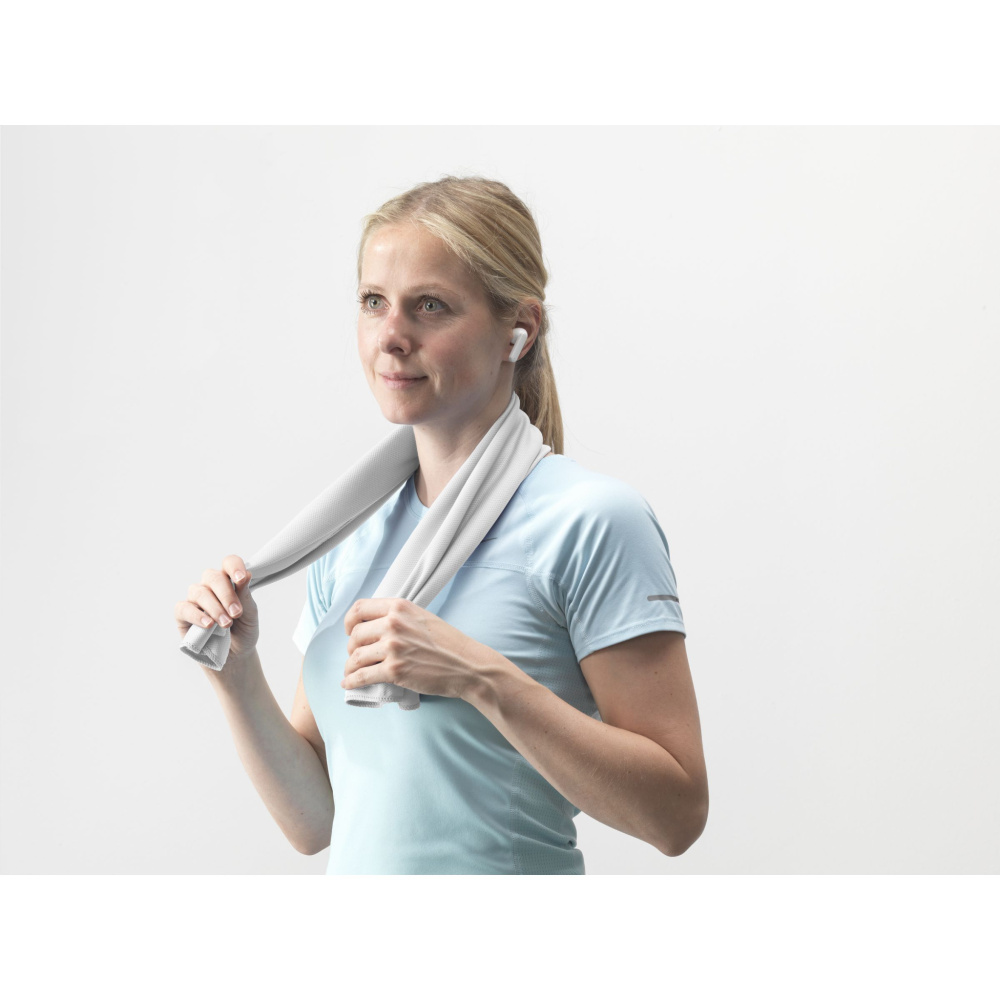 Logotrade promotional gifts photo of: CoolDown RPET sports cooling towel