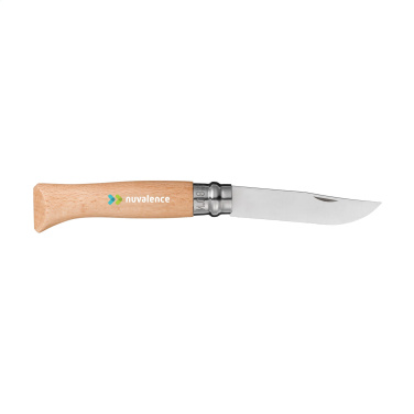 Logo trade promotional giveaways image of: Opinel Inox No 08 pocket knife
