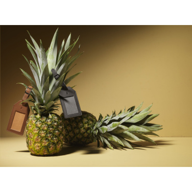 Logotrade promotional product picture of: Vegan Pineapple Leather Luggage Tag