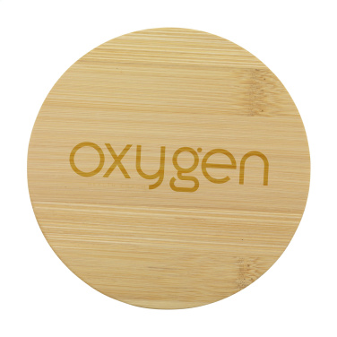 Logo trade corporate gift photo of: Bamboo Coaster Set