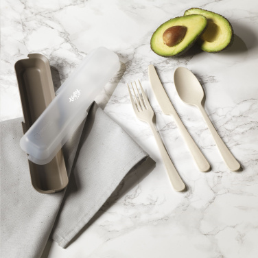 Logo trade promotional products image of: Outdoor 3-piece Cutlery Set