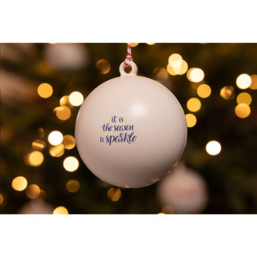 Logotrade advertising products photo of: Christmas Bauble Ø 7 cm Recycled PP - Made in Europe