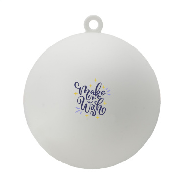 Logo trade promotional giveaways picture of: Christmas Bauble Ø 7 cm Recycled PP - Made in Europe