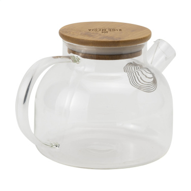 Logo trade promotional merchandise picture of: Teatime Glass Teapot