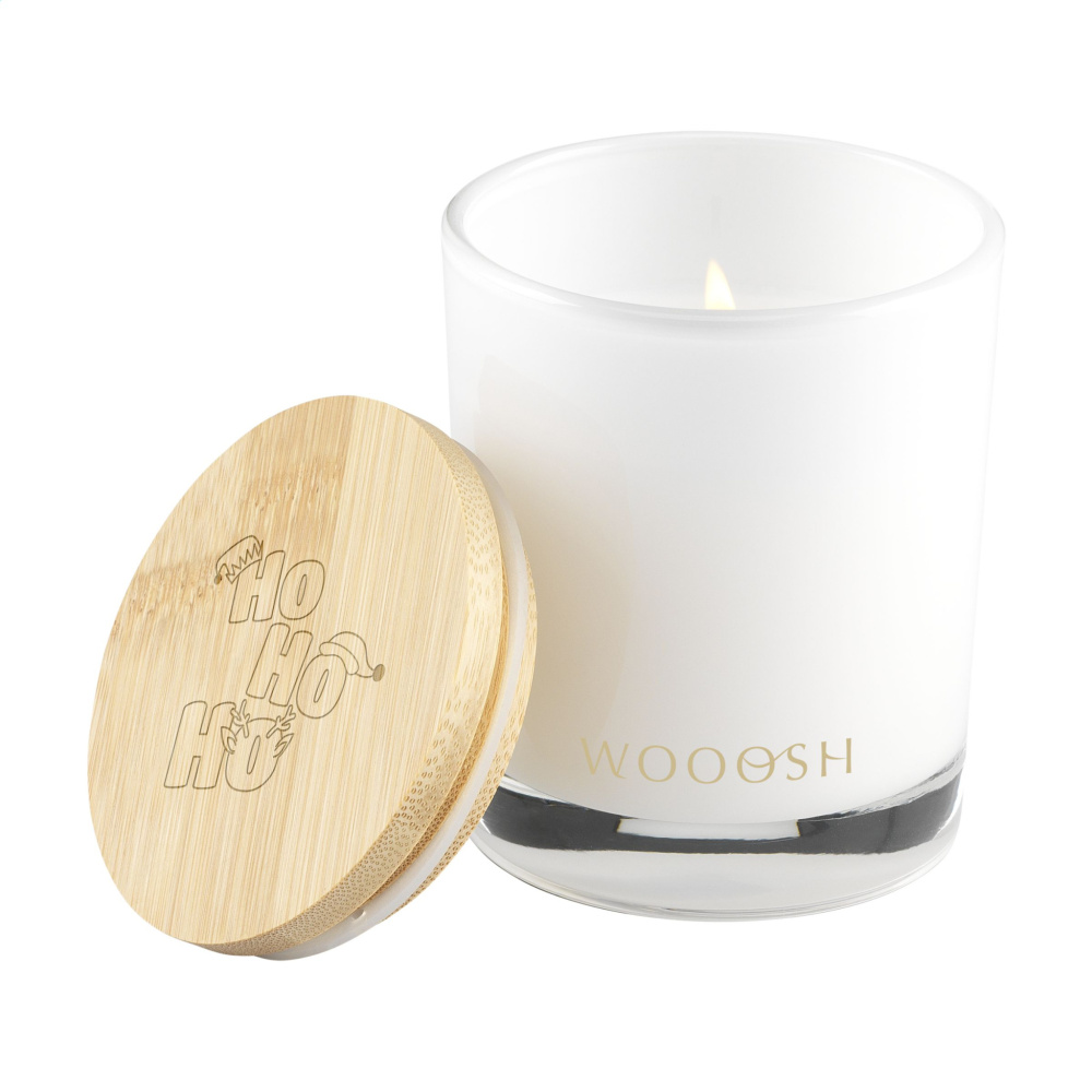 Logo trade promotional giveaways image of: Wooosh Scented Candle Sweet Vanilla X-Mas
