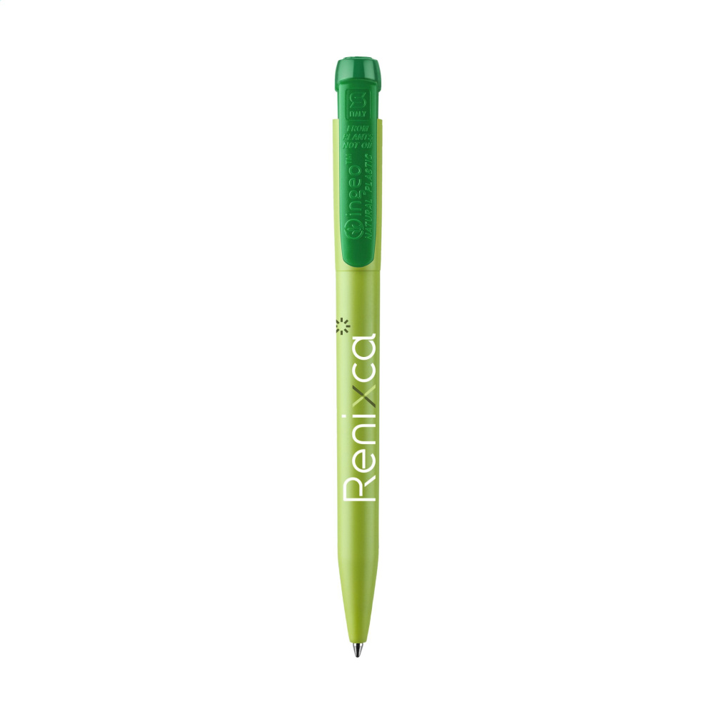 Logo trade corporate gift photo of: Stilolinea Ingeo Pen Green Office