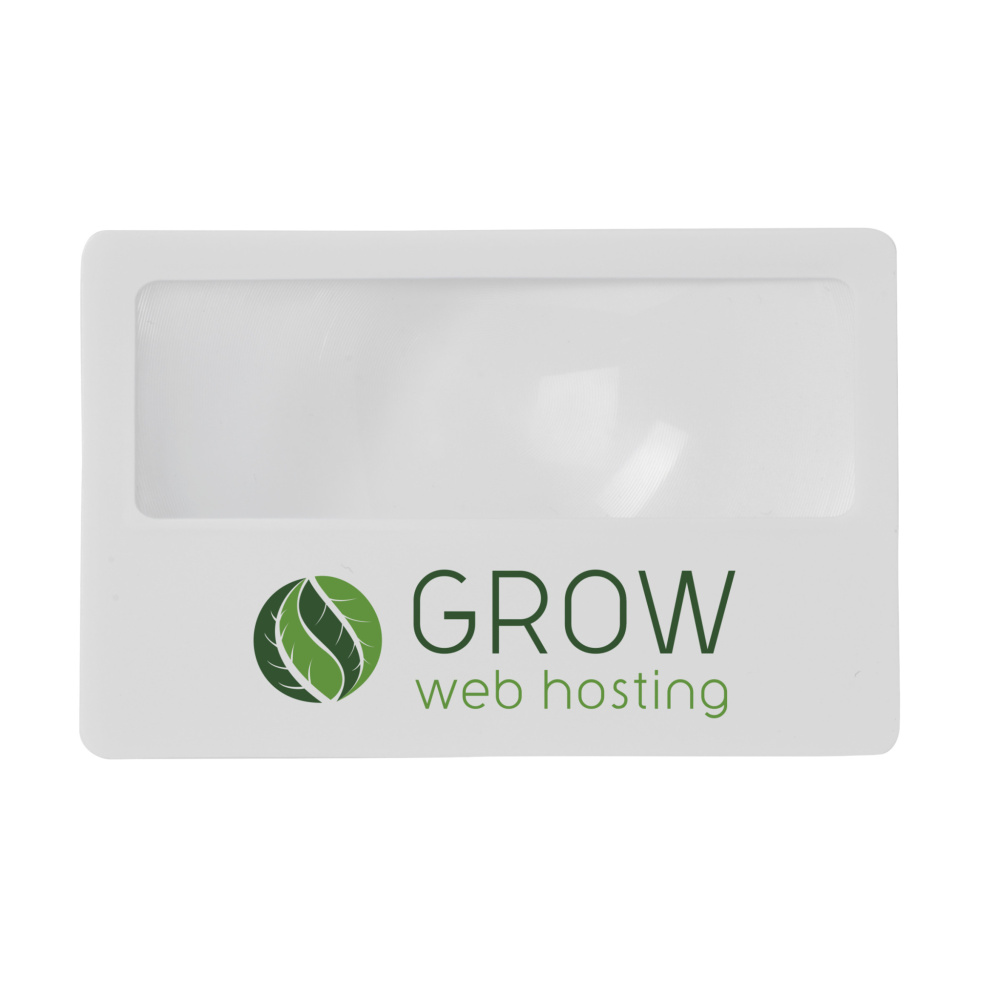 Logo trade business gift photo of: Loupe Creditcard magni-glass