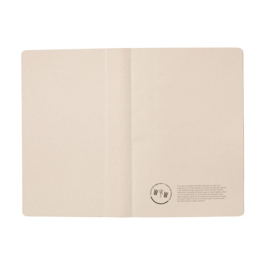 Logo trade corporate gifts picture of: Sugarcane Paper Notebook A5