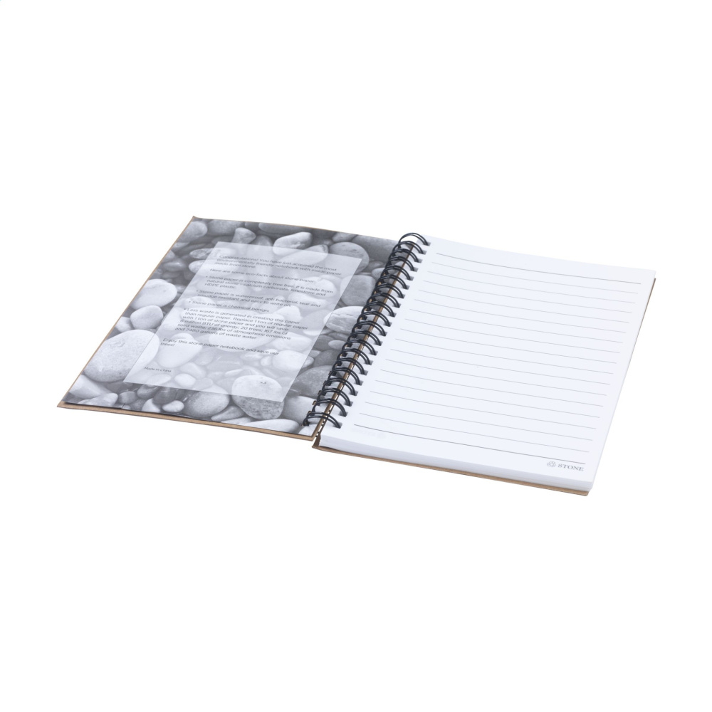 Logo trade corporate gifts image of: StonePaper Notebook