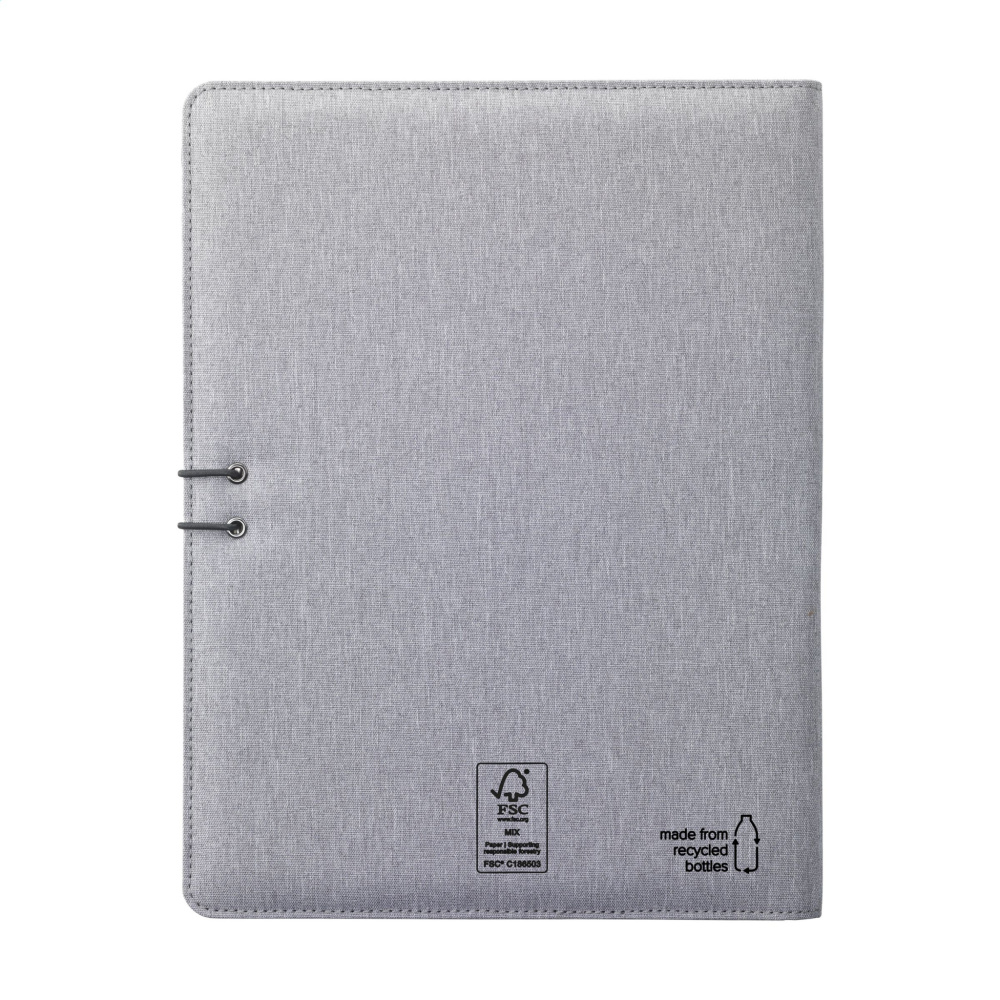 Logo trade promotional items image of: Quest Portfolio RCS RPET A4  document folder