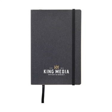 Logotrade promotional giveaways photo of: Monti Recycled Leather - Paper Notebook A5
