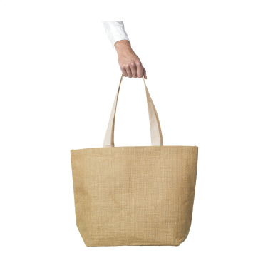 Logo trade corporate gifts picture of: Elegance Bag jute shopper