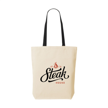 Logo trade corporate gift photo of: Canvas Shoppy Colour (220 g/m²) bag