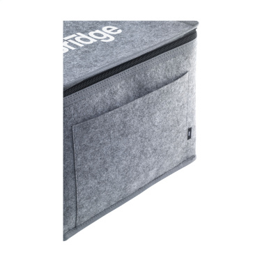 Logo trade promotional giveaway photo of: Keep-it-Cool GRS Felt RPETcooling bag