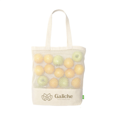 Logotrade advertising product image of: Natura Organic Mesh Shopper (180 g/m²) shopping bag