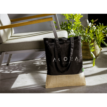 Logo trade promotional merchandise image of: Combi Organic Shopper (160 g/m²) bag