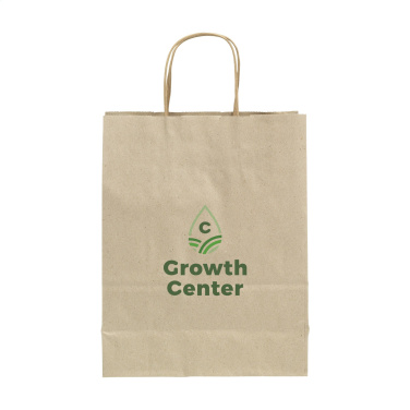 Logo trade promotional giveaways picture of: Leaf It Bag recycled grass paper (90 g/m²) S