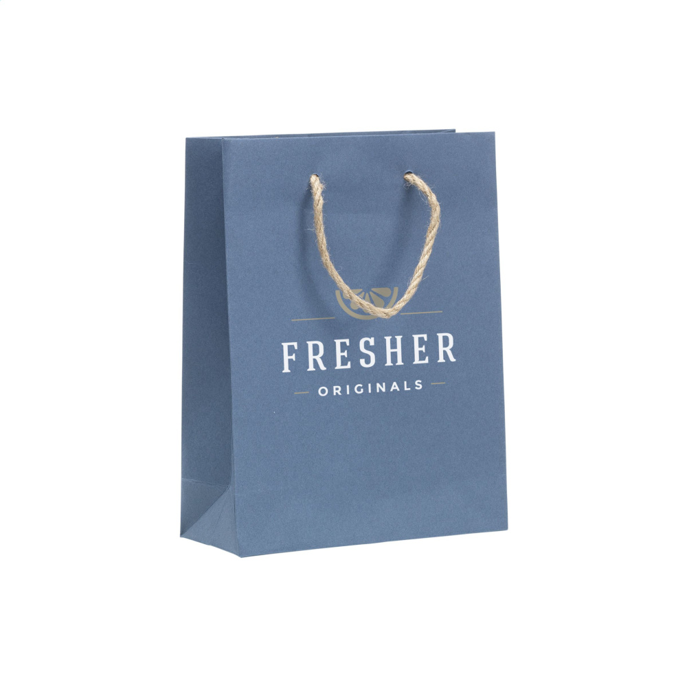 Logo trade promotional product photo of: Leaf It Bag recycled with jeans fibres (180 g/m²) S