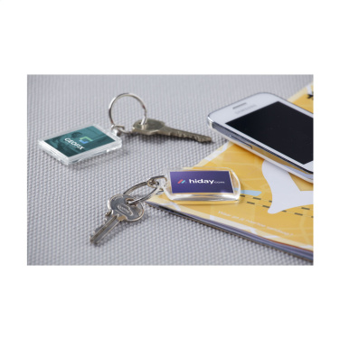 Logo trade corporate gifts image of: Club keyring