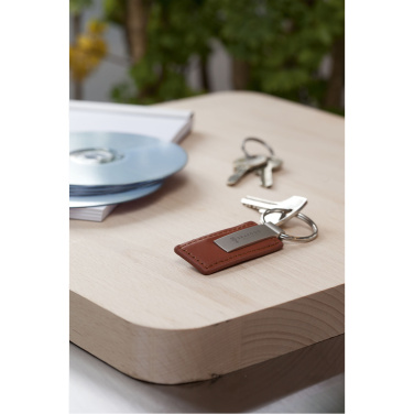 Logotrade business gift image of: LeatherKey keyring