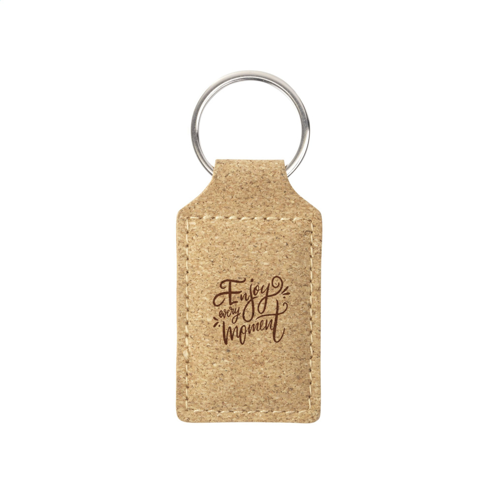 Logo trade promotional merchandise photo of: Cork Key Ring