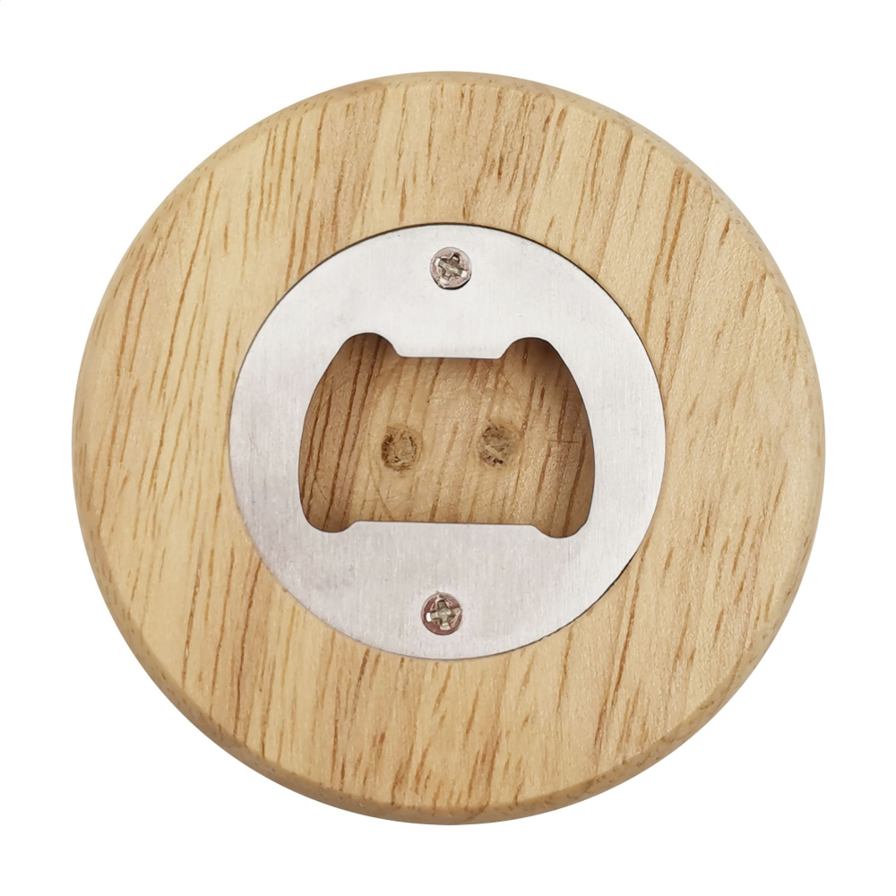 Logo trade promotional items image of: Rondo circular bottle opener
