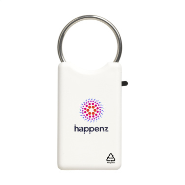 Logotrade promotional merchandise picture of: Safe GRS Recycled Key Ring