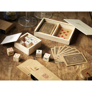 Logotrade promotional giveaways photo of: Tic Tac Toe Game Bamboo