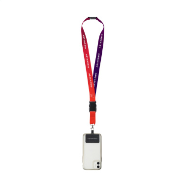 Logotrade promotional product image of: Lanyard Promo Complete Sublimatie RPET 2 cm with Patch