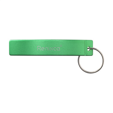Logo trade promotional products picture of: Alu Opener GRS Recycled keyring