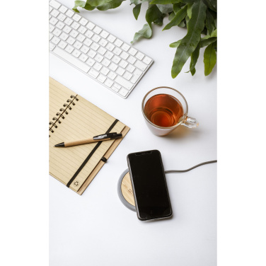 Logo trade promotional items image of: Lidos Stone ECO 10W Wireless Charger